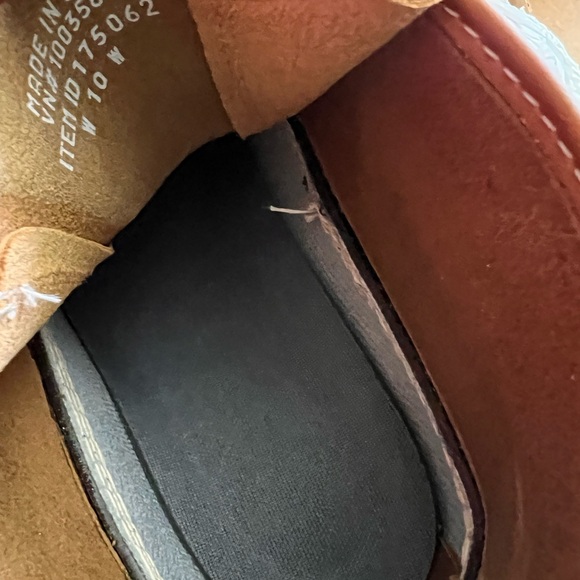 LL BEAN Brown Leather Rubber Unlined Lace-up Ankle Duck Boots Size M 8 / L 10 - Picture 3 of 7